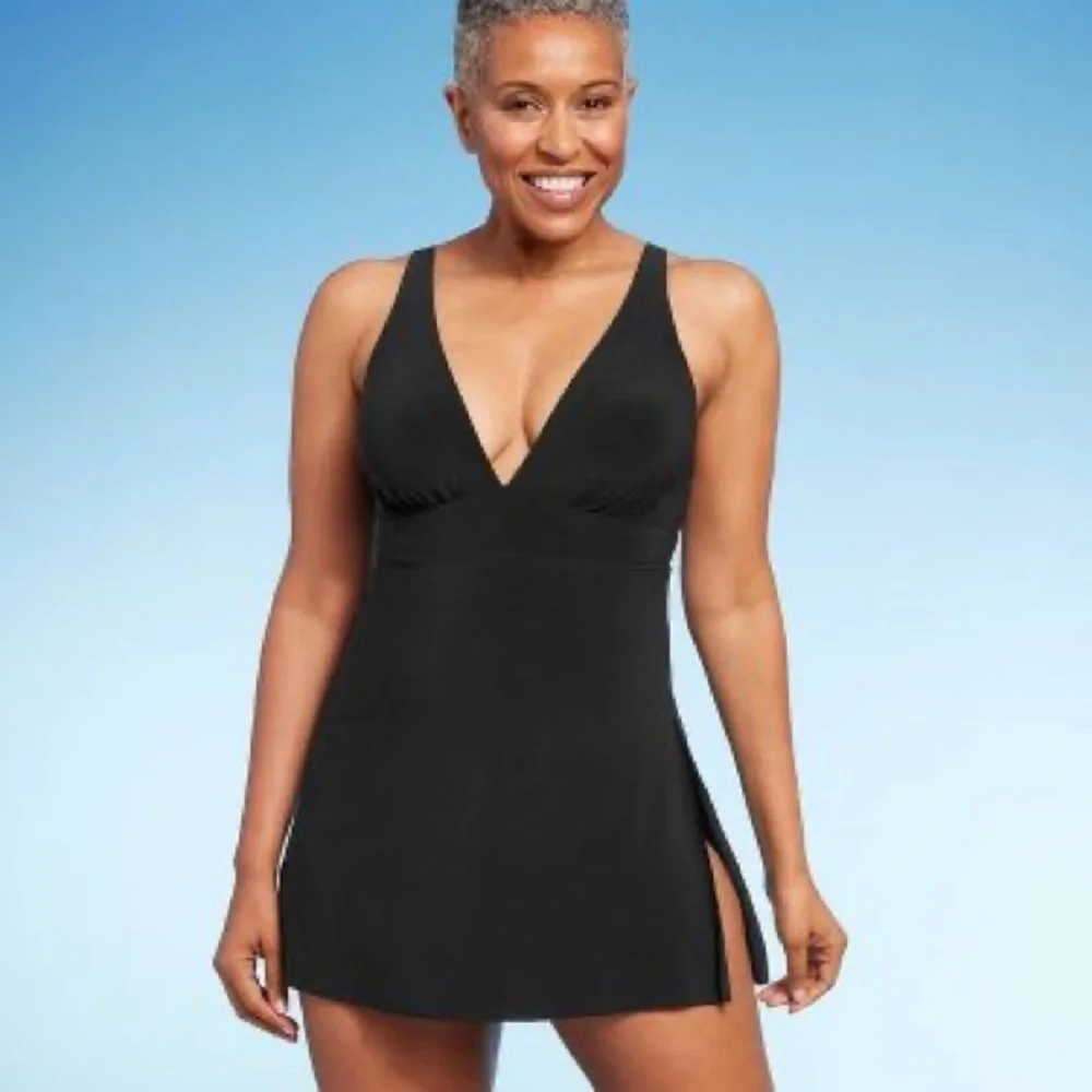 Aqua Green Black Swim Dress size 20W